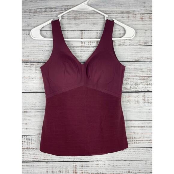 Honeylove Other - HONEYLOVE LiftWear Tank Cami Purple Underwire Free Shape wear Smoothing Small